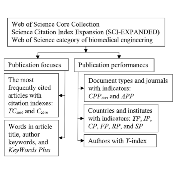 Highly Cited Publications in WoS, Biomedical Engineering in Science Citation Index Expanded